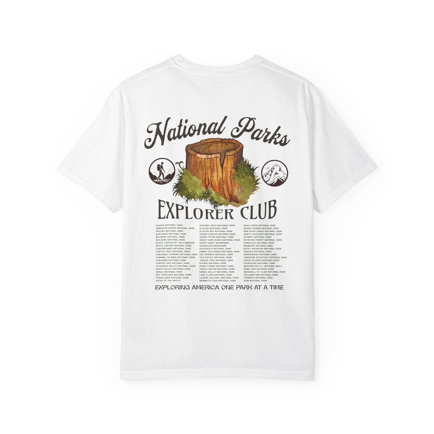National Parks Explorer Club Unisex Garment-Dyed T-Shirt