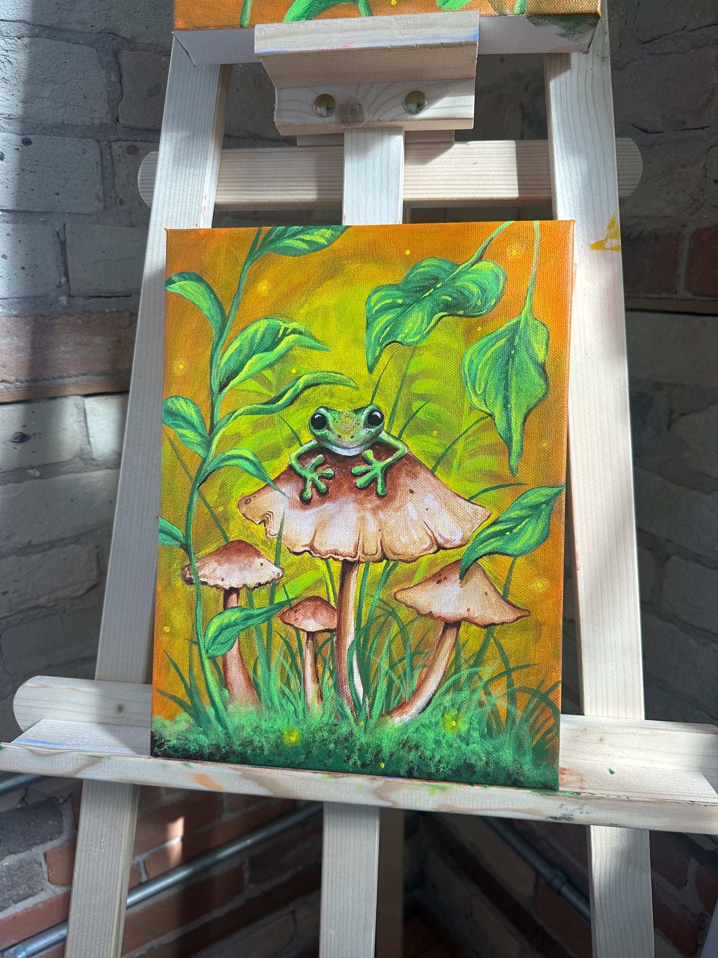 Original Frog Painting 🌱🐸🍂