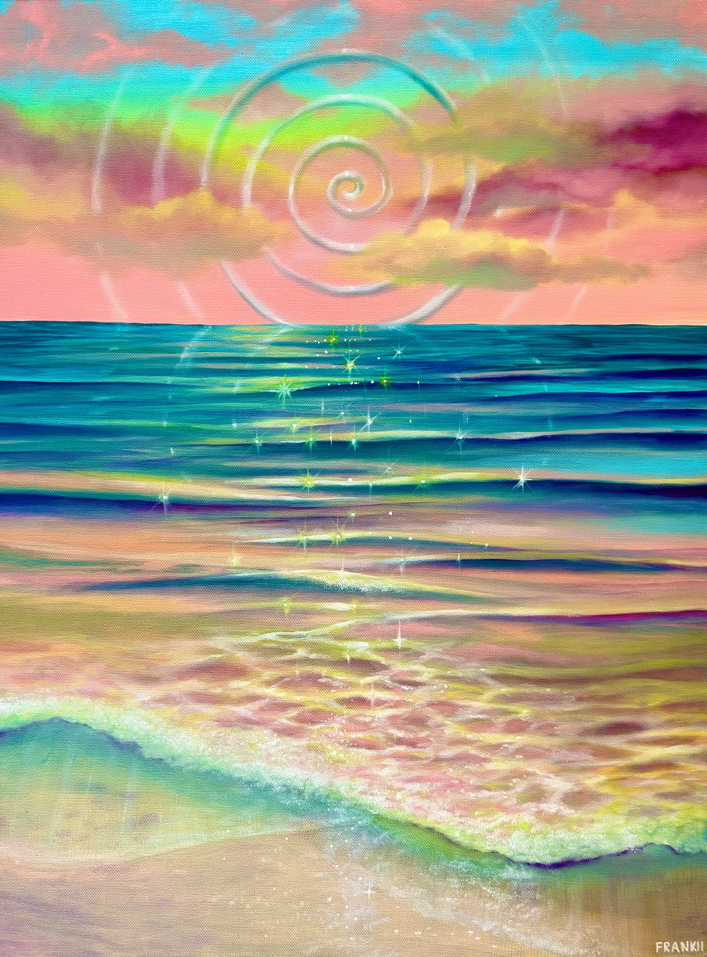 Cosmic Riptide Limited Edition Signed Fine Art Print🌀🌸