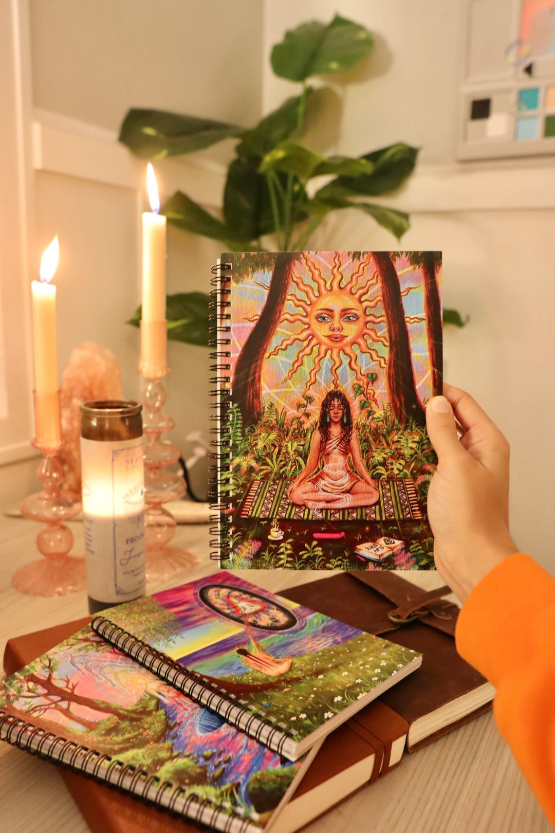 Stillness In Sunshine Spiral Ruled Reflection Journal