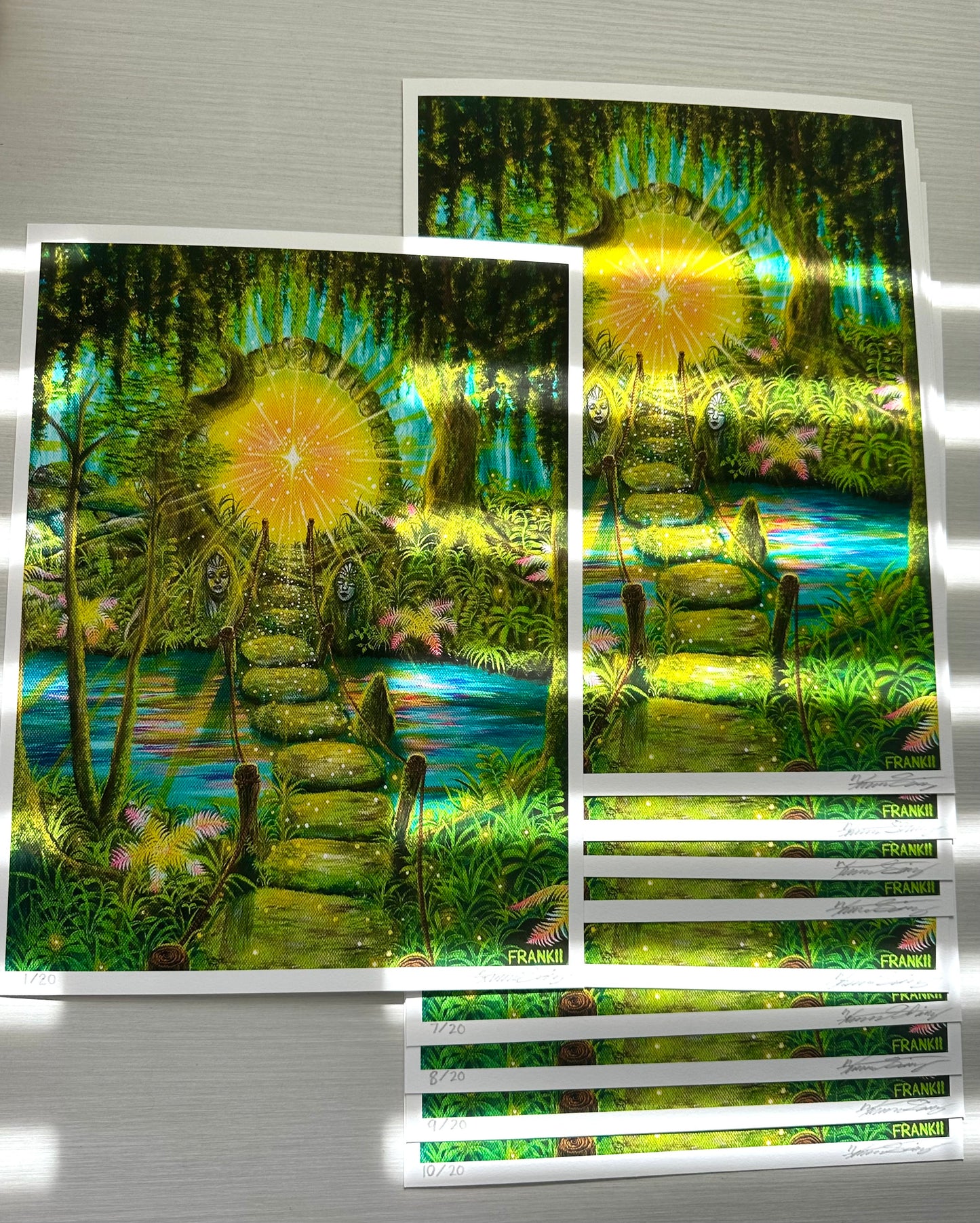“The Path” Limited Edition Run Of 20 Fine Art Print 🧚🏽♂️🐉🪷
