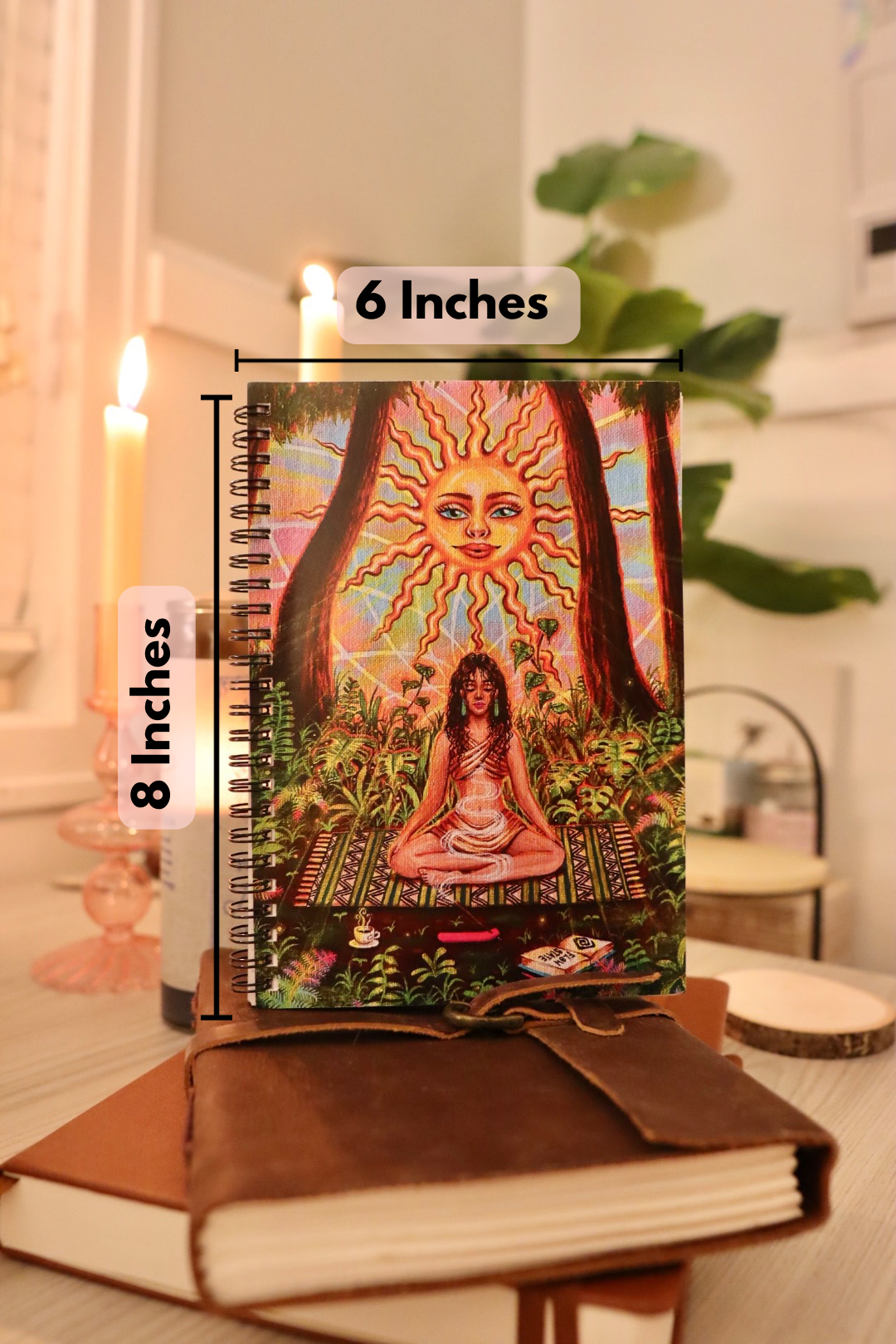 Stillness In Sunshine Spiral Ruled Reflection Journal