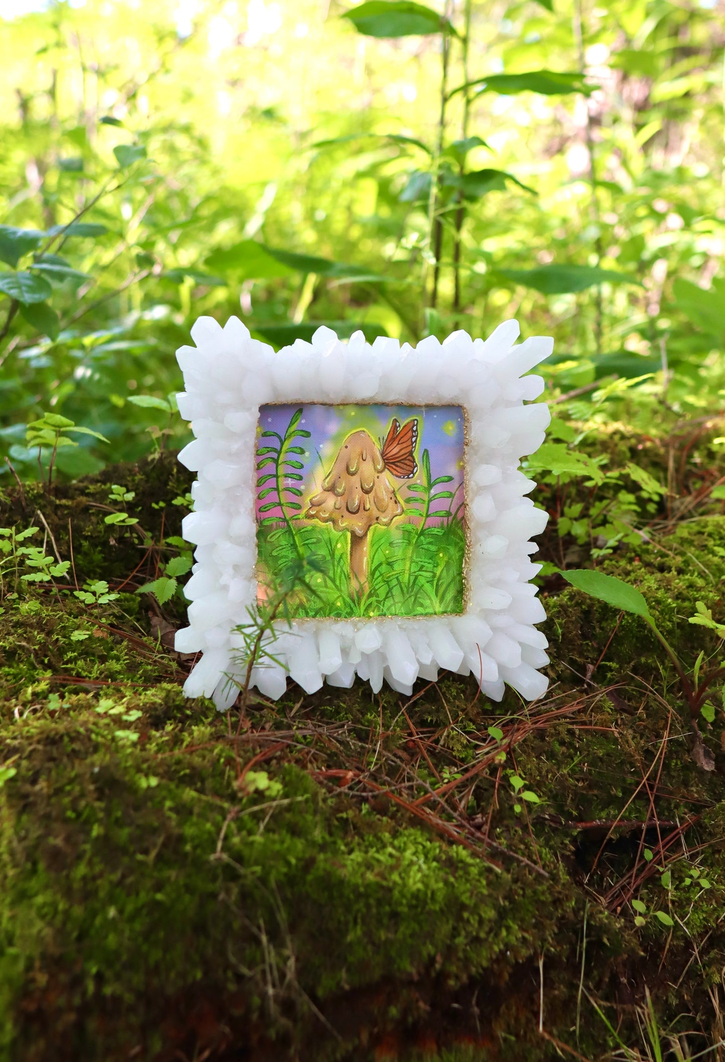 Crystal Framed Original #2 🎨🧚🏽♂️