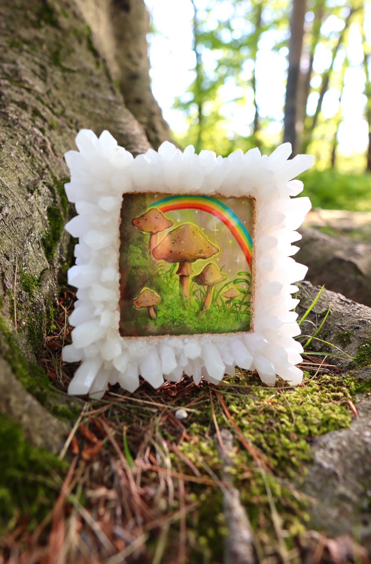 Crystal Framed Original #1 🎨🧚🏽♂️