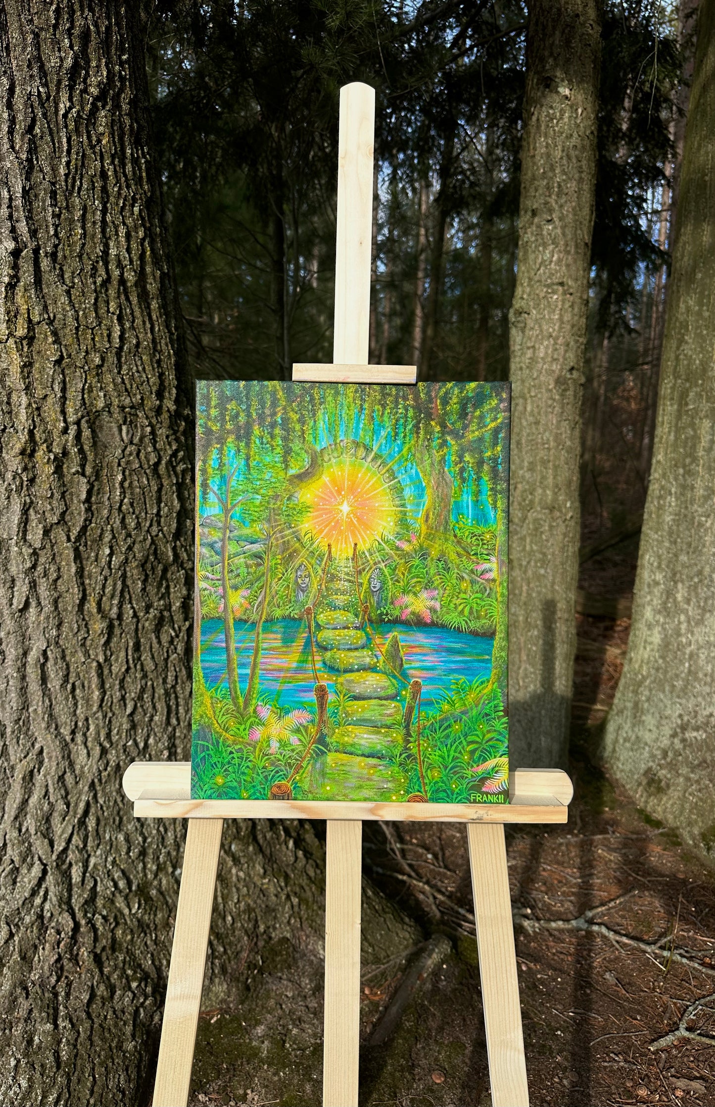 “The Path” Limited Edition Run Of 20 Fine Art Print 🧚🏽♂️🐉🪷