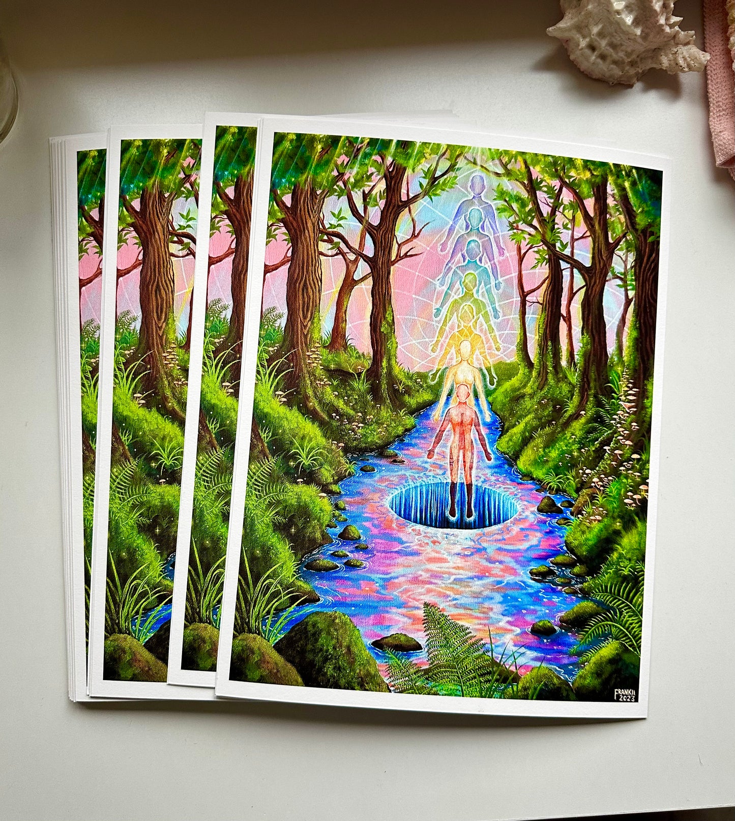 The Great Ascension 9x12 Inch Fine Art Print🌱🧚🏽♂️🎨