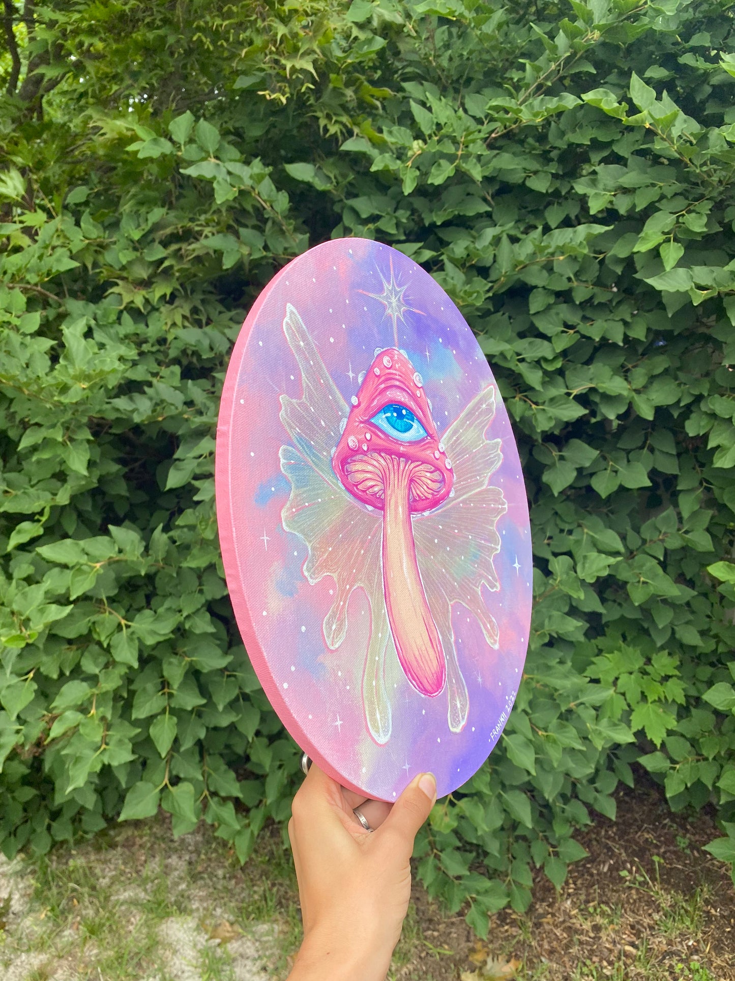 Fairy Mushroom Original Gouache Painting ๐ง๐ผ๐๐๐๐