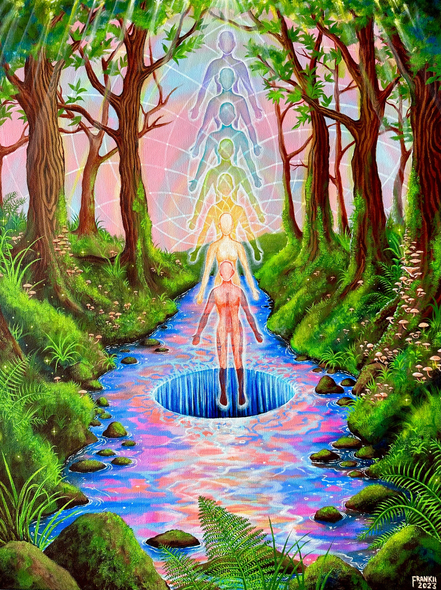The Great Ascension 9x12 Inch Fine Art Print🌱🧚🏽♂️🎨