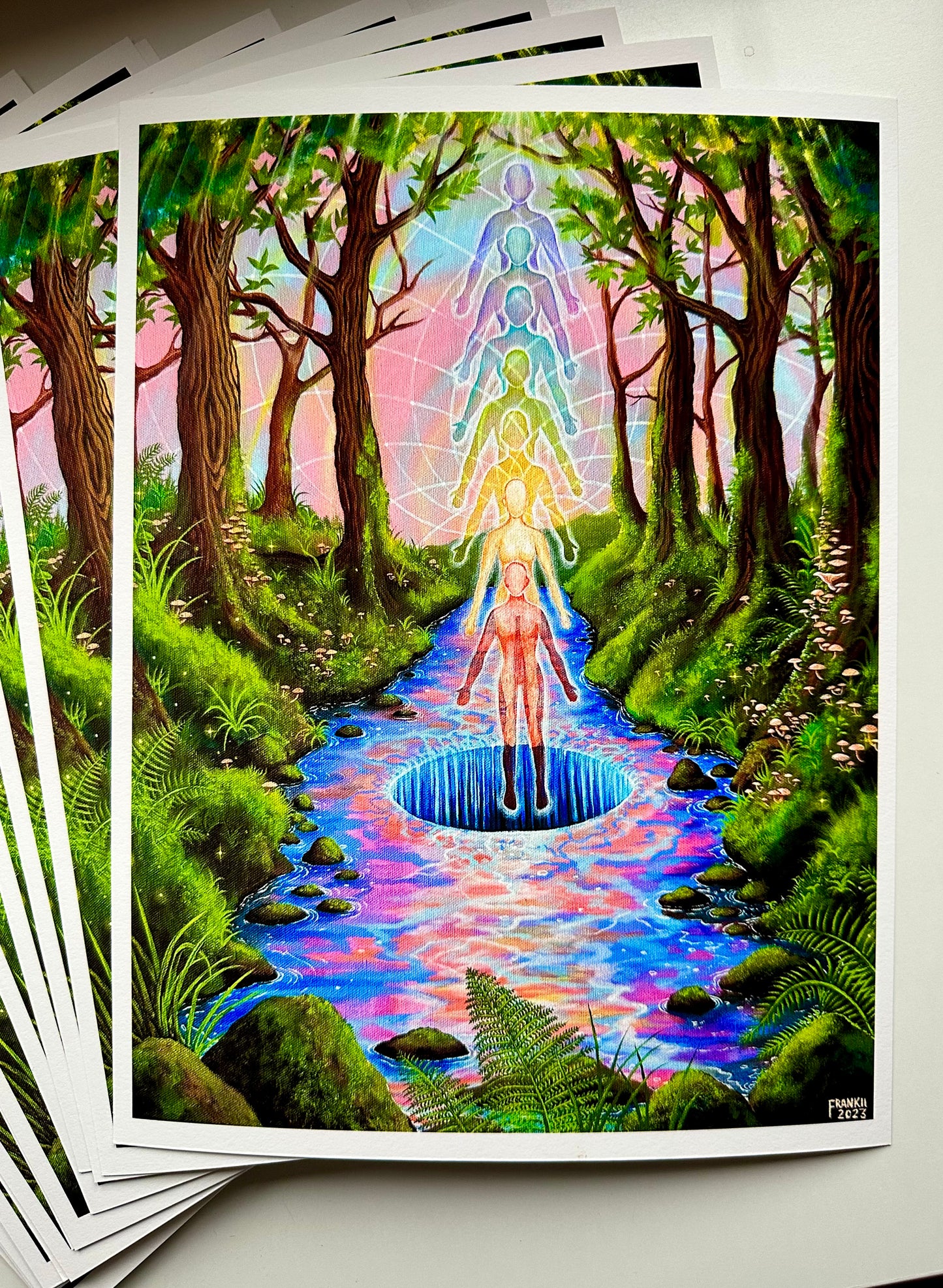 The Great Ascension 9x12 Inch Fine Art Print🌱🧚🏽♂️🎨
