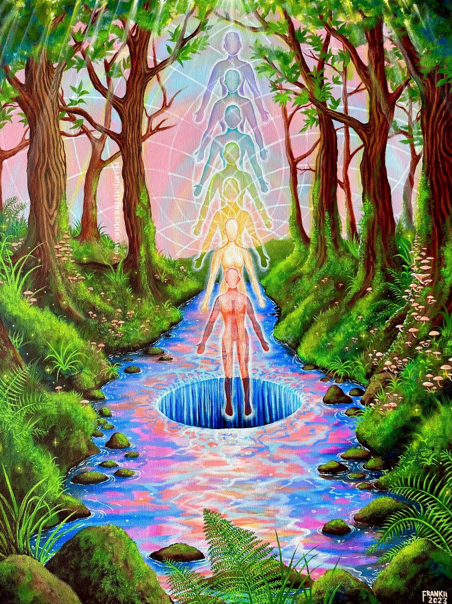 The Great Ascension 9x12 Inch Fine Art Print🌱🧚🏽♂️🎨