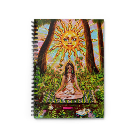 Stillness In Sunshine Spiral Ruled Reflection Journal