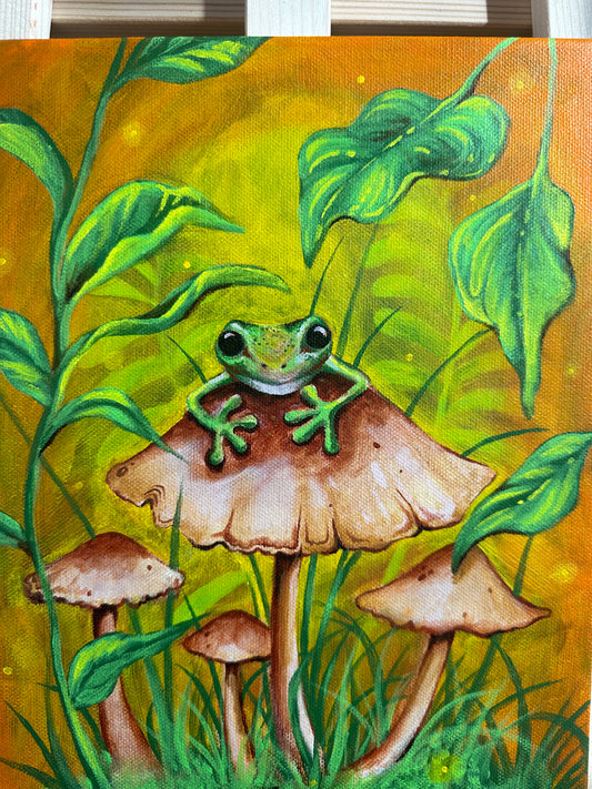 Original Frog Painting 🌱🐸🍂