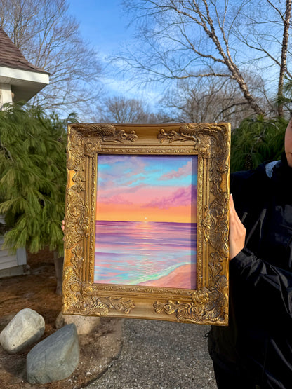Original Seascape Sunset Painting