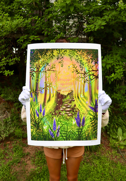 Sacred Groves Limited Edition Fine Art Print 🎨🌱🧚🏽‍♂️