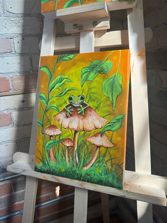 Original Frog Painting 🌱🐸🍂