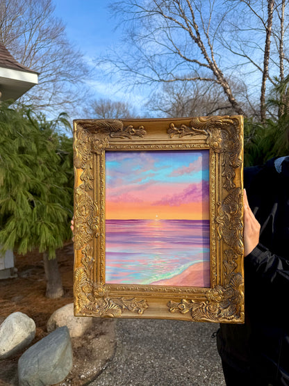 Original Seascape Sunset Painting