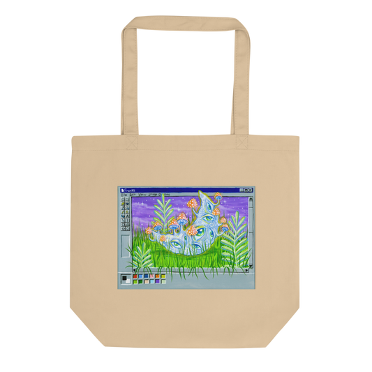 Trippy Moon Eco Tote Bag