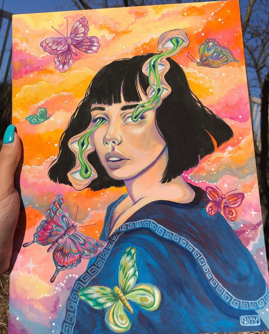 9x12 Giclee Print Of Unnamed Artwork By Frankii Shirey