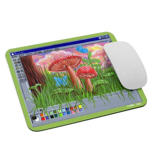 Mushroom Paintbox Mouse pad